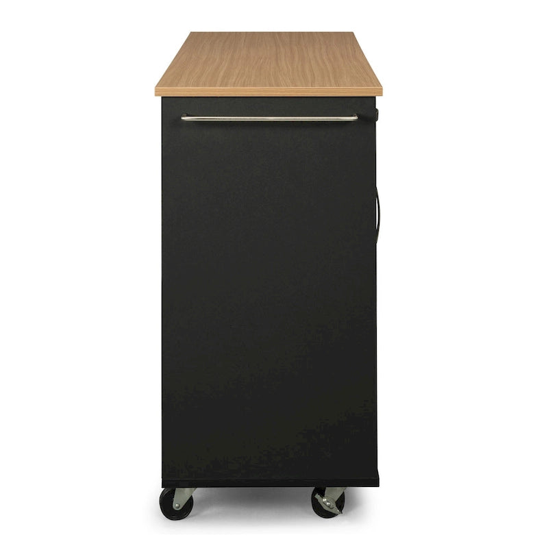 Dessertes de cuisine en bois noir - 51 x 19 x 36