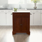 Crosley Lafayette Granite Top Portable Kitchen Island/Cart - 31W x 18D x 35.5H