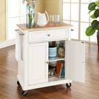 Dessus de comptoir en bois compact pour chariot de cuisine - 31 larg. x 18 prof. x 35,5 haut.