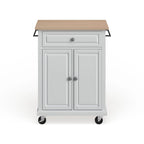 Dessus de comptoir en bois compact pour chariot de cuisine - 31 larg. x 18 prof. x 35,5 haut.