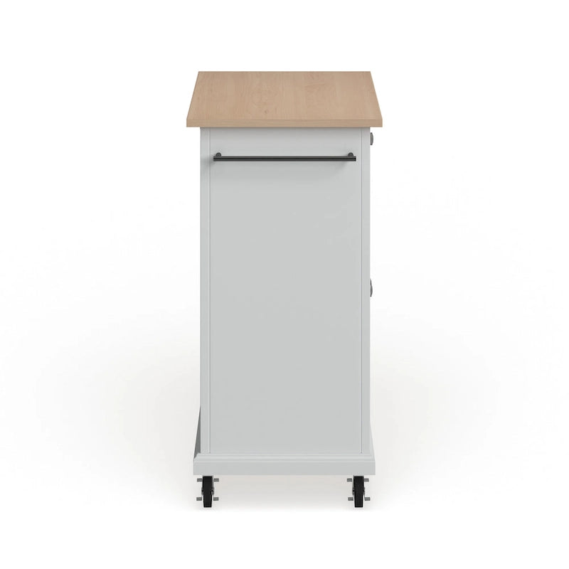 Dessus de comptoir en bois compact pour chariot de cuisine - 31 larg. x 18 prof. x 35,5 haut.