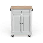 Dessus de comptoir en bois compact pour chariot de cuisine - 31 larg. x 18 prof. x 35,5 haut.