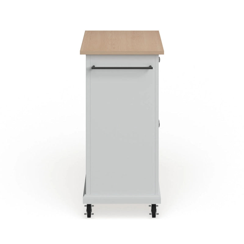 Dessus de comptoir en bois compact pour chariot de cuisine - 31 larg. x 18 prof. x 35,5 haut.