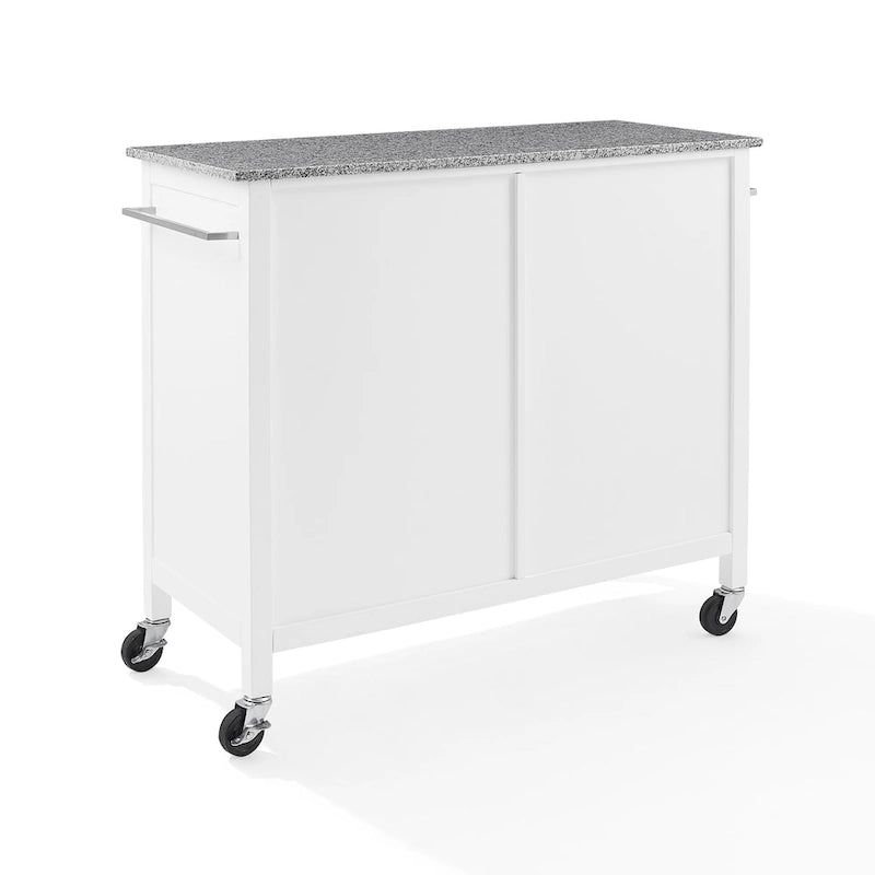 Îlot/Chariot de cuisine avec plateau en granit - 18,13p x 42,13L x 37,5H