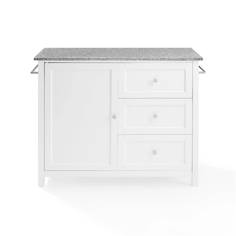 Îlot/Chariot de cuisine avec plateau en granit - 18,13p x 42,13L x 37,5H