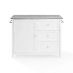 Îlot/Chariot de cuisine avec plateau en granit - 18,13p x 42,13L x 37,5H