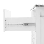 Îlot/Chariot de cuisine avec plateau en granit - 18,13p x 42,13L x 37,5H