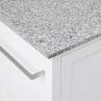 Îlot/Chariot de cuisine avec plateau en granit - 18,13p x 42,13L x 37,5H