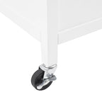 Îlot/Chariot de cuisine avec plateau en granit - 18,13p x 42,13L x 37,5H
