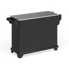 Dessus en acier inoxydable Îlot de cuisine/chariot pleine grandeur - 45,7 P x 130,8 L x 91,4 H cm