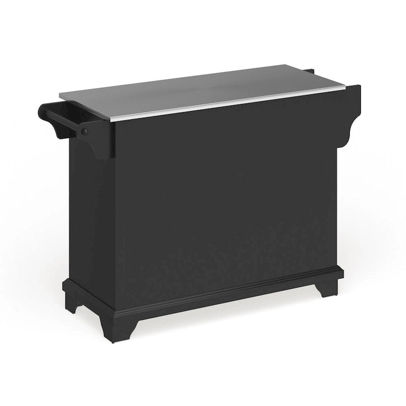 Dessus en acier inoxydable Îlot de cuisine/chariot pleine grandeur - 45,7 P x 130,8 L x 91,4 H cm