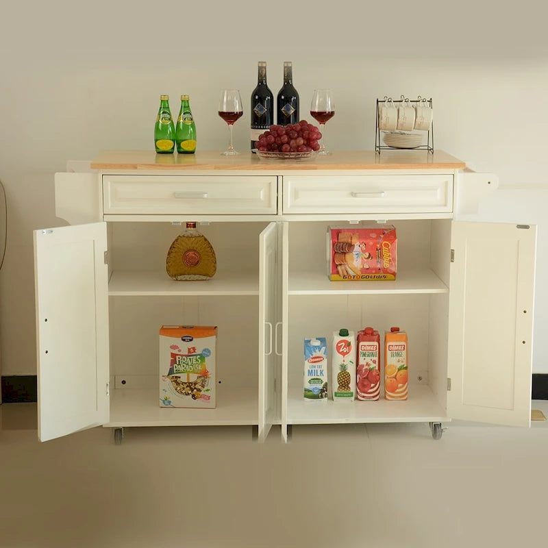 Ilot de cuisine et desserte de cuisine